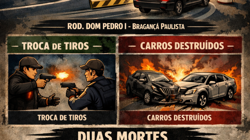 PERSEGUIÇÃO TERMINA EM TRAGÉDIA COM DOIS MORTOS EM BRAGANÇA PAULISTA