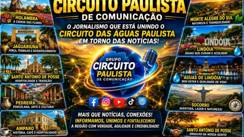 GRUPO CIRCUITO PAULISTA DE COMUNICAÇÃO: O JORNALISMO QUE UNE O CIRCUITO DAS ÁGUAS EM TORNO DA NOTÍCIA