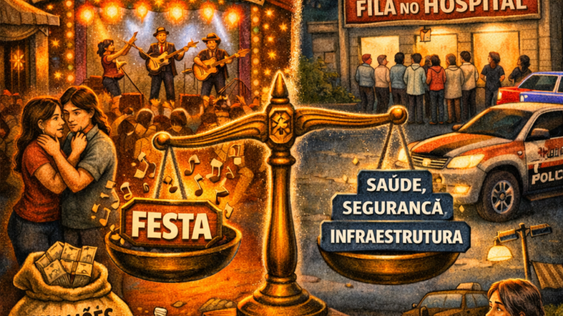 AMPARO GASTA COM FESTA, MAS E AS PRIORIDADES DA POPULAÇÃO?