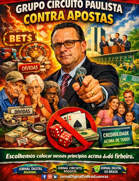 POR QUE O GRUPO CIRCUITO PAULISTA DE COMUNICAÇÃO NÃO FAZ DIVULGAÇÃO DE BETS NEM DE CASAS DE APOSTAS?