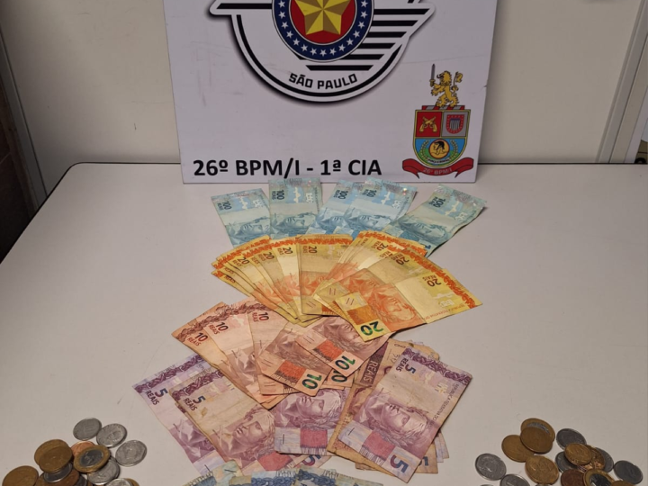POLÍCIA MILITAR PRENDE HOMEM EM FLAGRANTE POR FURTO A ESTABELECIMENTO COMERCIAL EM MOGI GUAÇU.