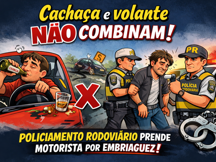 CACHAÇA E VOLANTE NÃO COMBINAM! POLICIAMENTO RODOVIÁRIO PRENDE MOTORISTA POR EMBRIAGUEZ EM SÃO JOÃO DA BOA VISTA