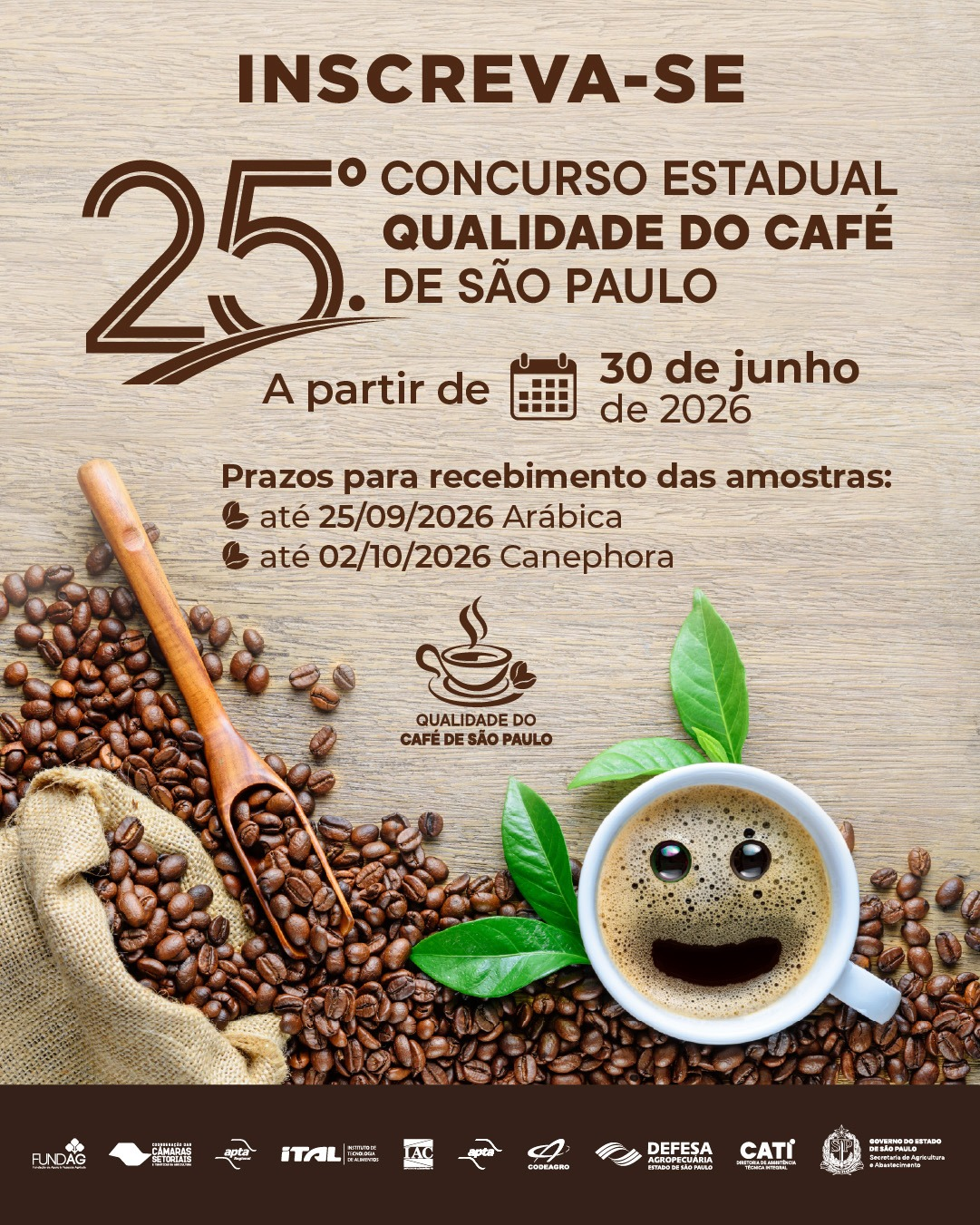 De olho no mercado de cafés especiais, São Paulo abre inscrições para 25º ‘Concurso Estadual Qualidade do Café’