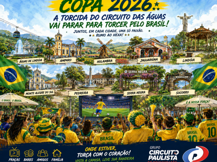 🇧🇷 CIRCUITO DAS ÁGUAS PAULISTA ENTRA NO CLIMA DA COPA E TORCIDA SE PREPARA PARA APOIAR A SELEÇÃO 🇧🇷