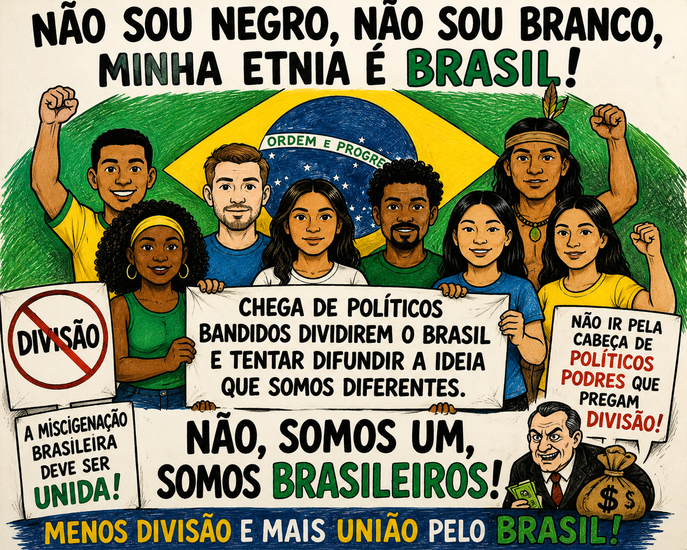 BRASIL ACIMA DE RÓTULOS: UM POVO, UMA IDENTIDADE