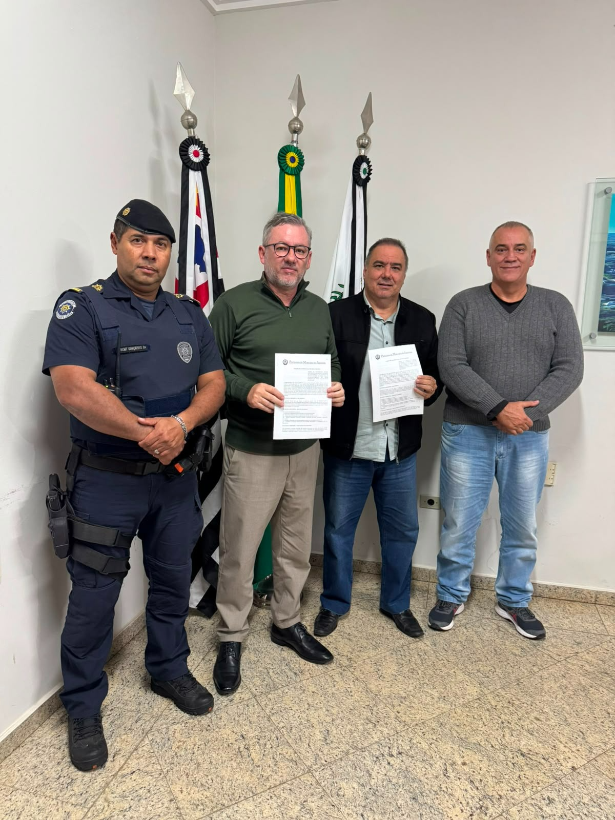 Posse e Jaguariúna firmam cooperação técnica para atuação integrada das Guardas Municipais