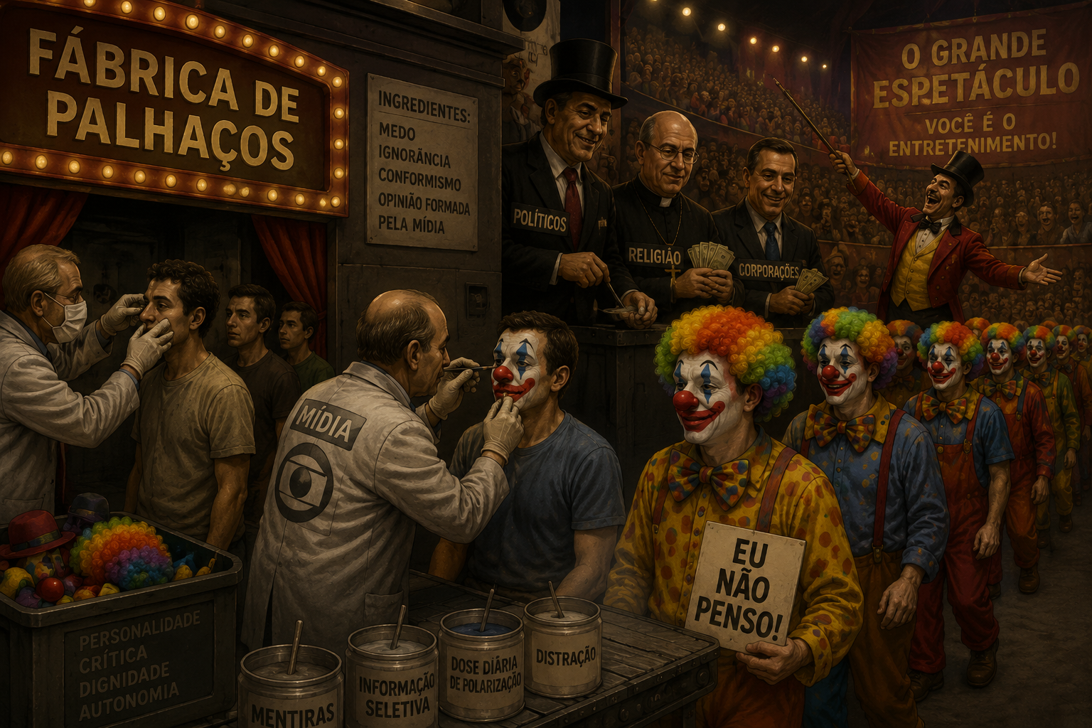 A POLÍTICA BRASILEIRA E A FÁBRICA DE PALHAÇOS