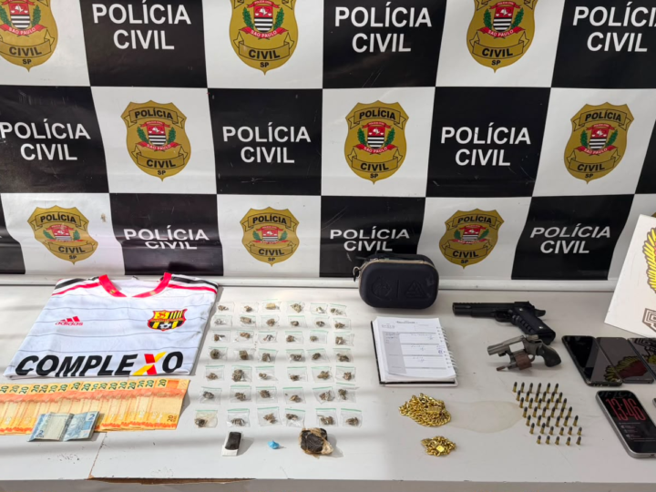 OPERAÇÃO DA DISE DESMANTELA PONTO DE TRÁFICO E APREENDE ARMA, DROGAS E MUNIÇÕES EM SANTA BÁRBARA D’OESTE