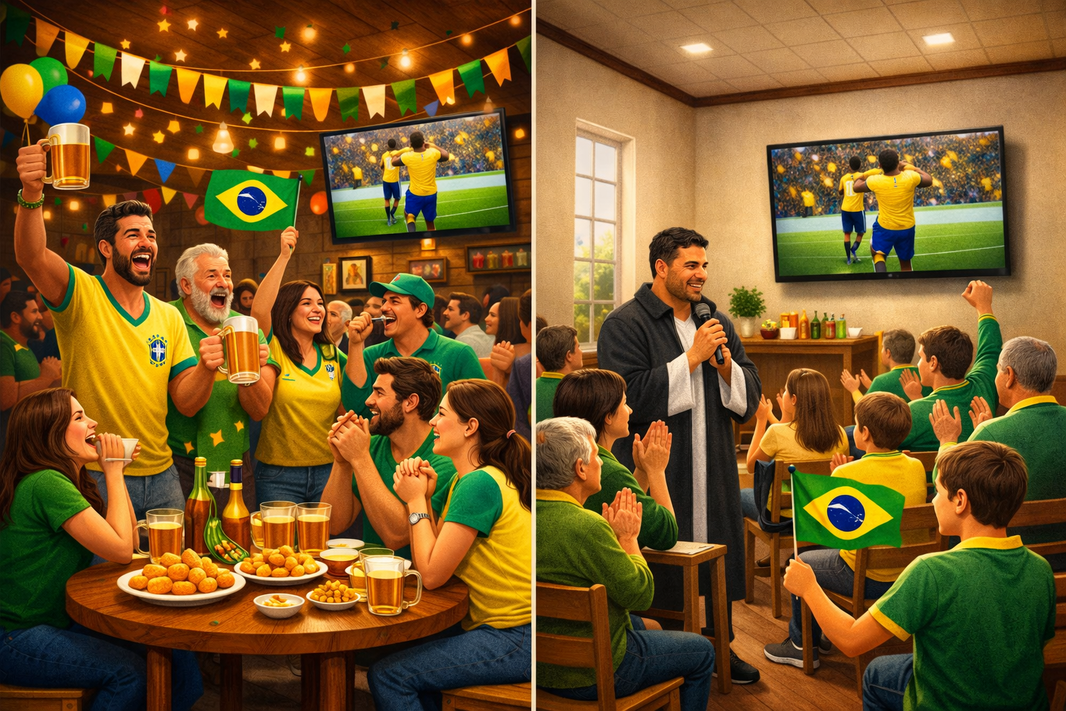 DOIS TIPOS DE TORCIDA NO BRASIL