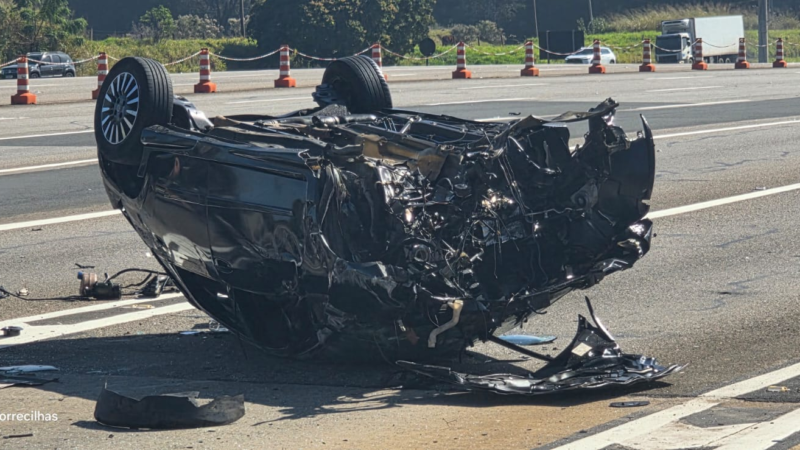 MOTORISTA DE 24 ANOS MORRE APÓS VIOLENTA COLISÃO NA PRAÇA DE PEDÁGIO DA SP-340, EM JAGUARIÚNA