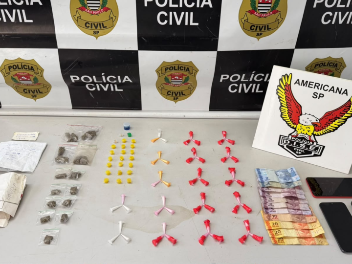 DISE DESMONTA “BANCA DO TRÁFICO” E PRENDE HOMEM POR USAR ADOLESCENTE NA VENDA DE DROGAS EM SUMARÉ