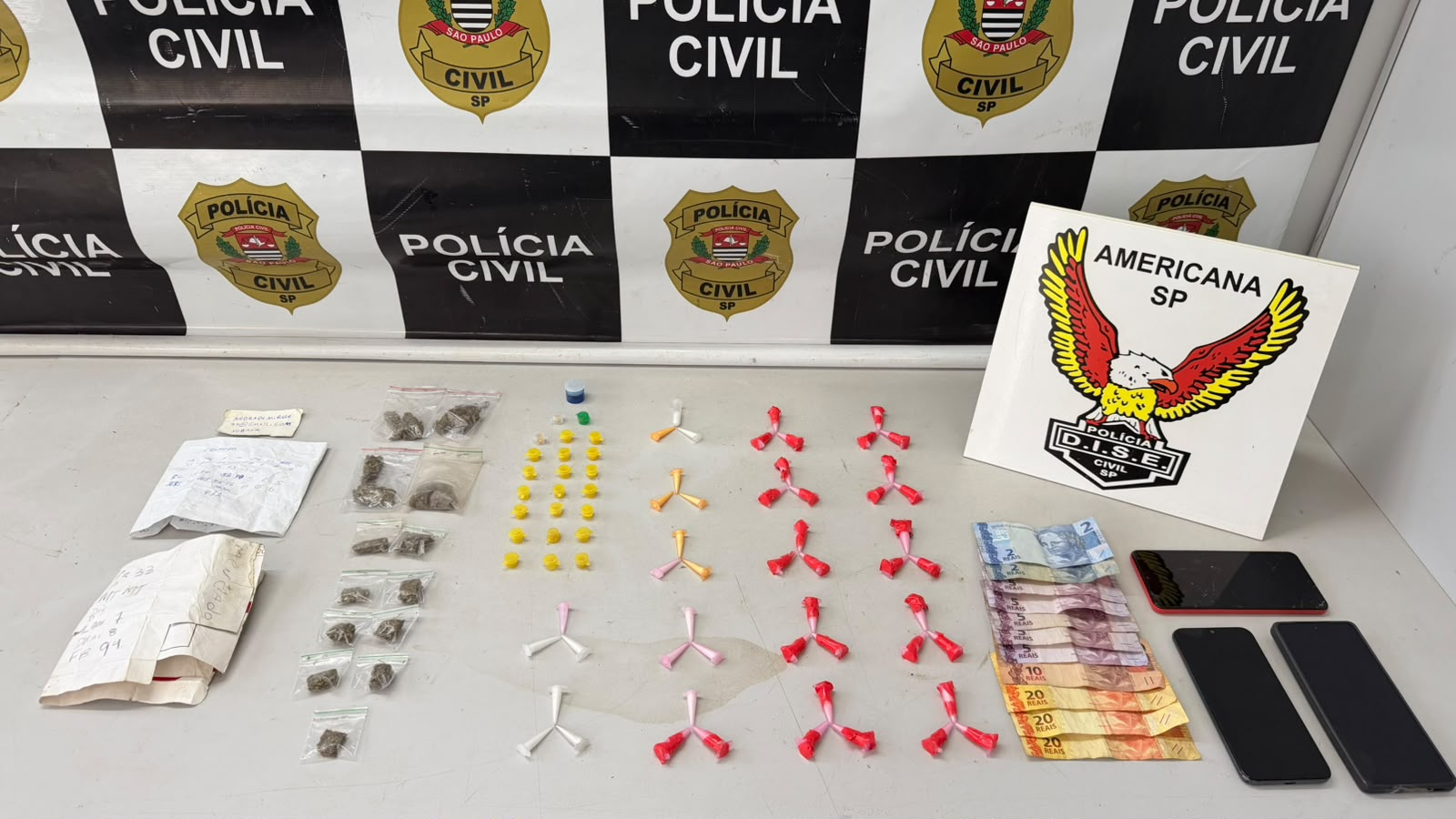 DISE DESMONTA “BANCA DO TRÁFICO” E PRENDE HOMEM POR USAR ADOLESCENTE NA VENDA DE DROGAS EM SUMARÉ