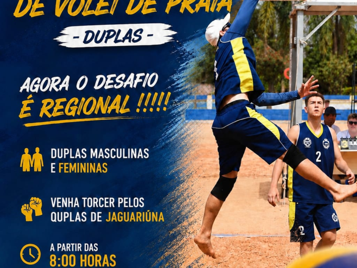 TV CIRCUITO PAULISTA – TERCEIRA ETAPA DA COPA JAGUARIÚNA DE VÔLEI DE PRAIA PARA DUPLAS ACONTECE NO DOMINGO