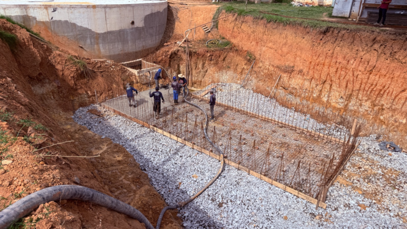 SAAEJA AVANÇA NAS OBRAS DA NOVA ESTAÇÃO ELEVATÓRIA DE ÁGUA TRATADA NA FAZENDA DA BARRA