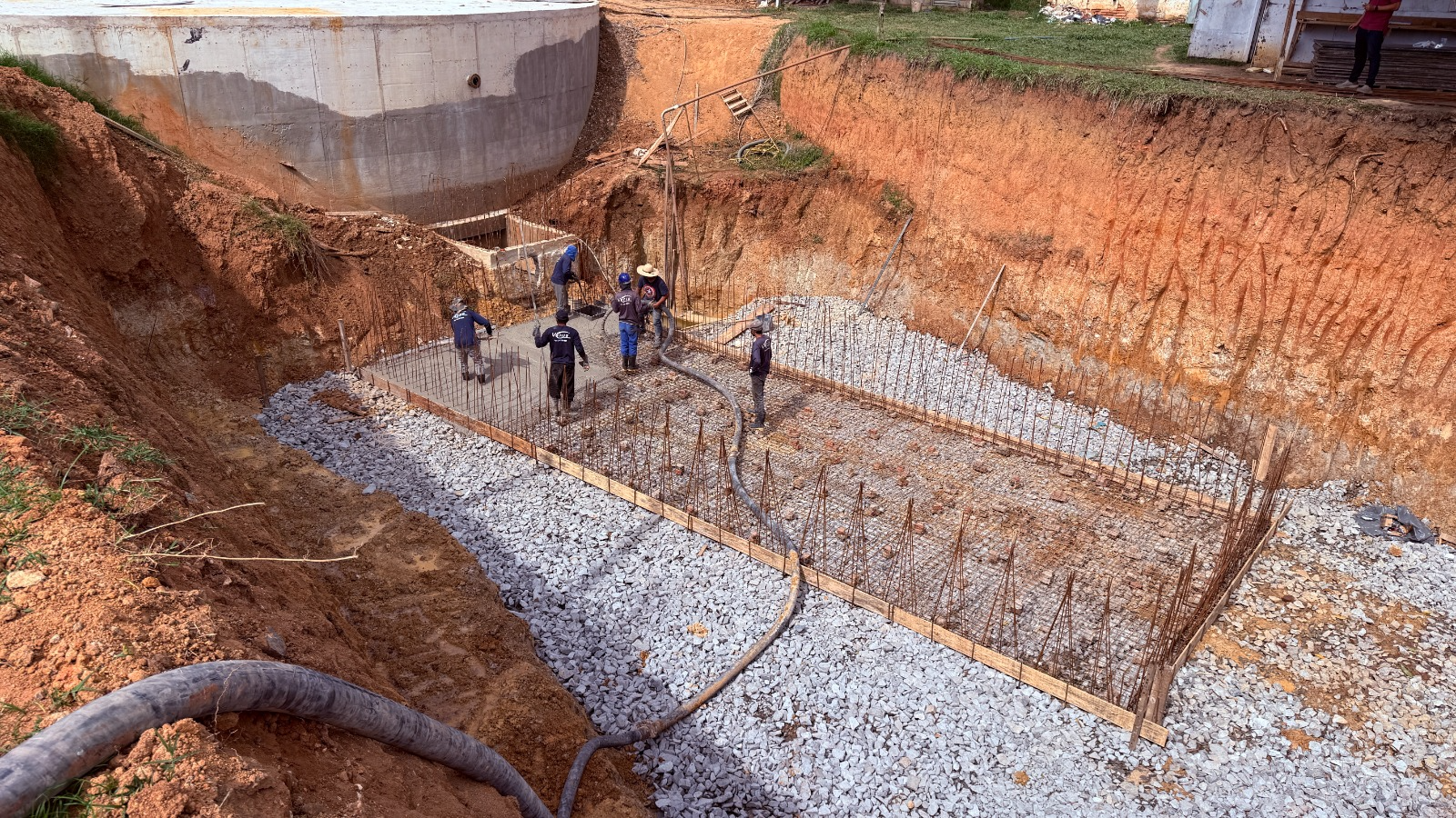 SAAEJA AVANÇA NAS OBRAS DA NOVA ESTAÇÃO ELEVATÓRIA DE ÁGUA TRATADA NA FAZENDA DA BARRA