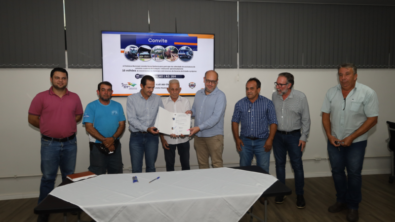 Serra Negra oficializa cerca de R$ 10 milhões em investimentos para infraestrutura, turismo e mobilidade
