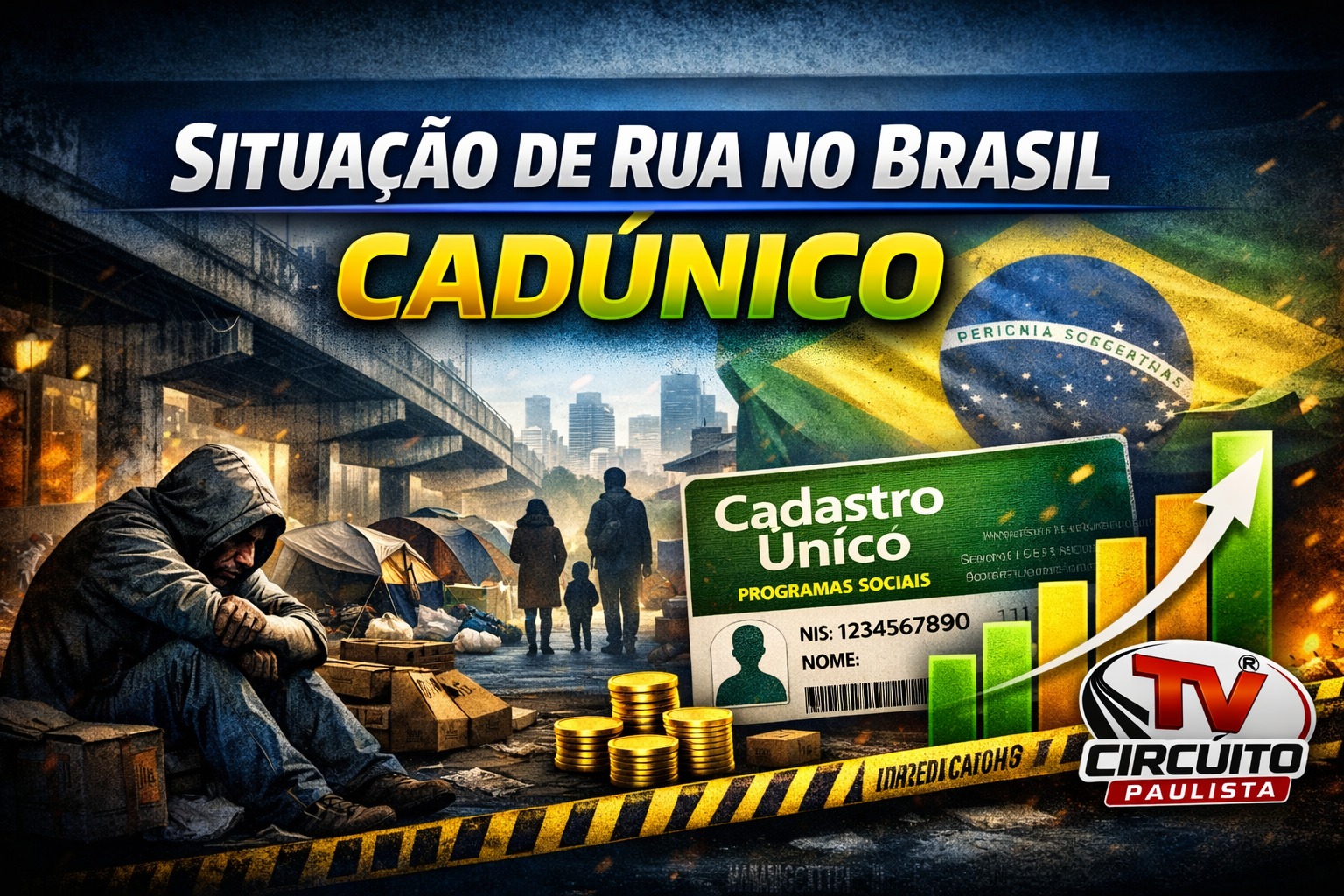 NÚMERO DE PESSOAS EM SITUAÇÃO DE RUA QUASE DOBRA NO BRASIL E ATINGE RECORDE NO CADÚNICO