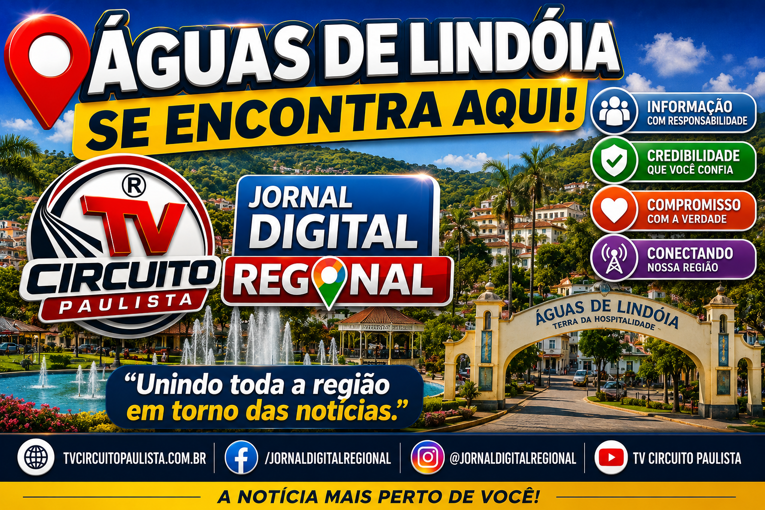 ÁGUAS DE LINDÓIA – QUANDO A REPETIÇÃO VIRA A MARCA DO SENSACIONALISMO BARATO .