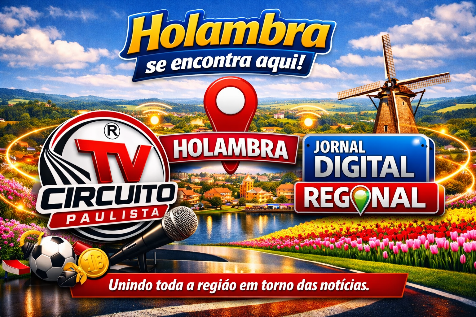 🌷 HOLAMBRA: A CIDADE ONDE SÃO PAULO PARECE TER GANHADO UM PEDACINHO DA HOLANDA