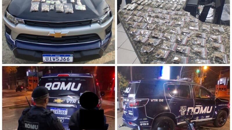 ADOLESCENTE É APREENDIDO COM CENTENAS DE PORÇÕES DE DROGAS DURANTE AÇÃO DA ROMU EM JAGUARIÚNA