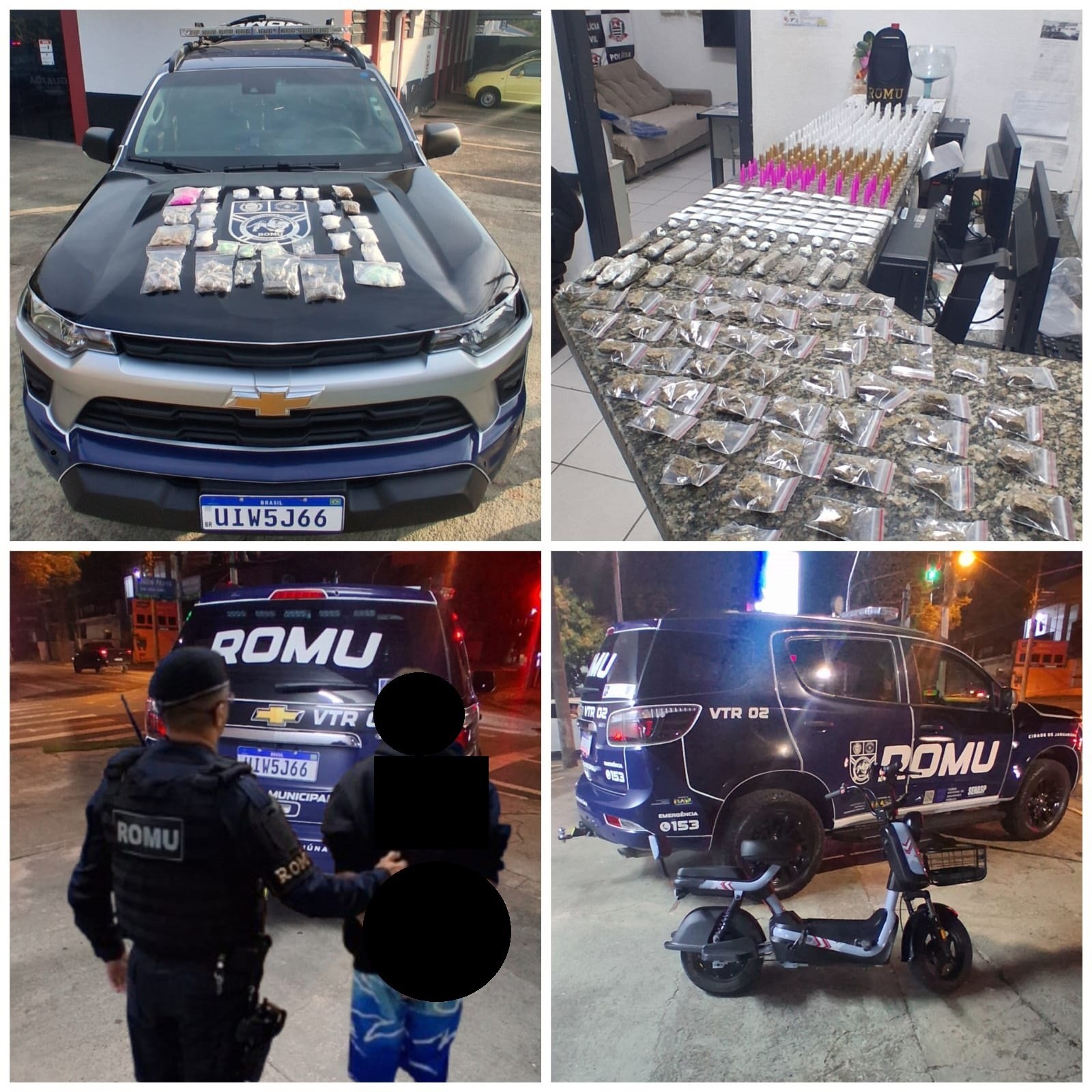 ADOLESCENTE É APREENDIDO COM CENTENAS DE PORÇÕES DE DROGAS DURANTE AÇÃO DA ROMU EM JAGUARIÚNA