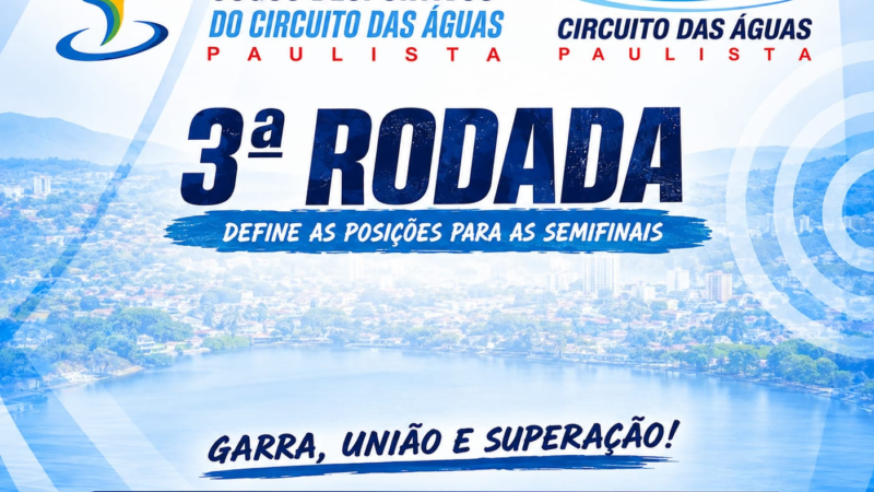 JAGUARÍUNA TERÁ OITO CONFRONTOS NO FIM DE SEMANA PELOS JOGOS DESPORTIVOS DO CIRCUITO DAS ÁGUAS