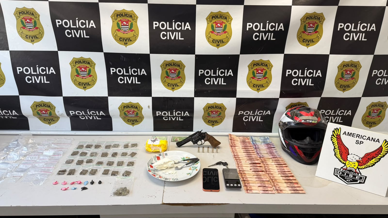 OPERAÇÃO ROMANO: DISE PRENDE DOIS E APREENDE COCAÍNA, MACONHA E REVÓLVER EM SANTA BÁRBARA D’OESTE