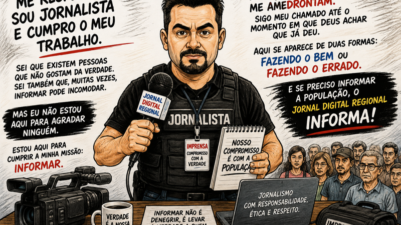 NÃO ESTOU AQUI PARA AGRADAR. ESTOU AQUI PARA INFORMAR.