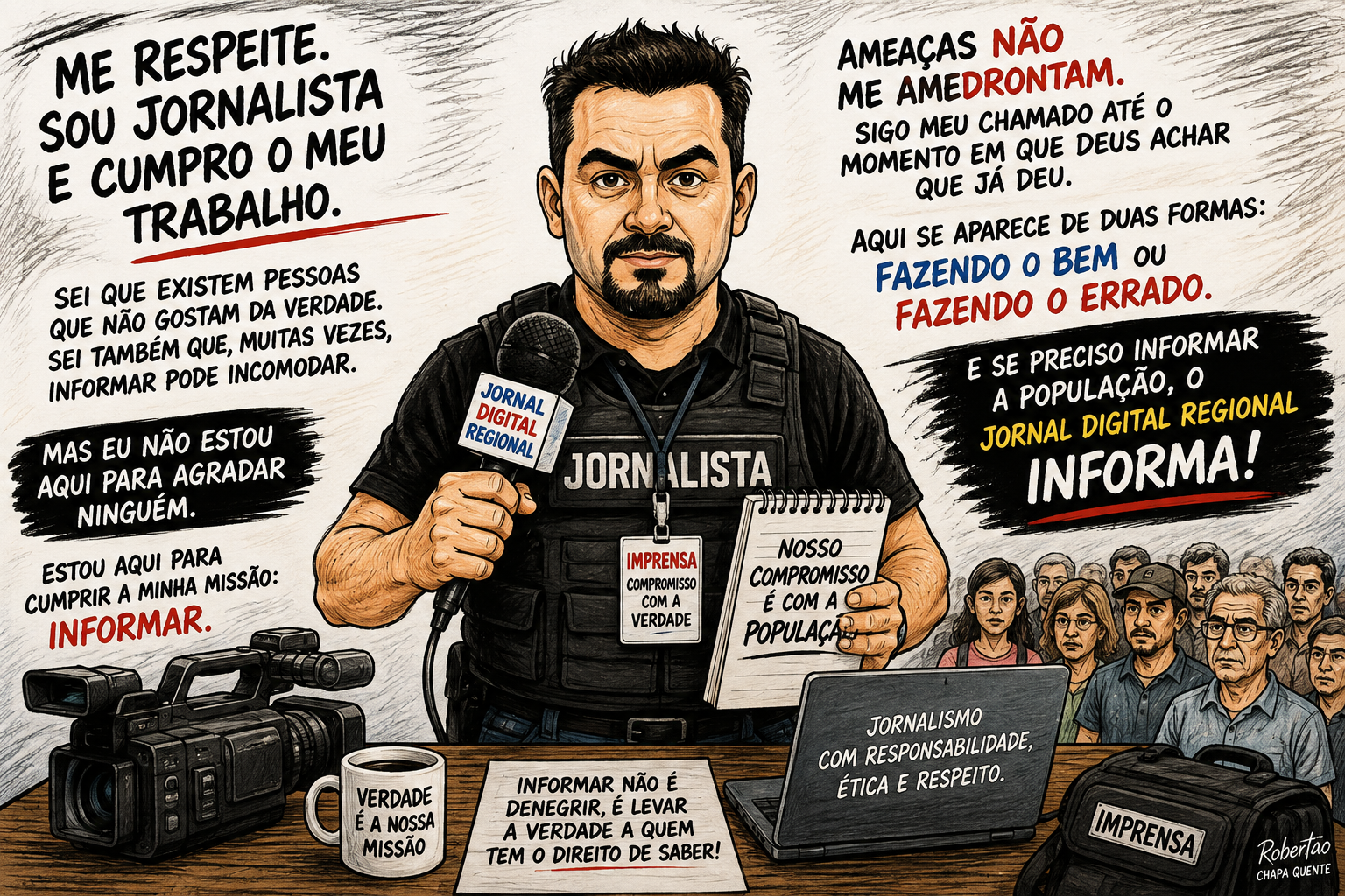 NÃO ESTOU AQUI PARA AGRADAR. ESTOU AQUI PARA INFORMAR.