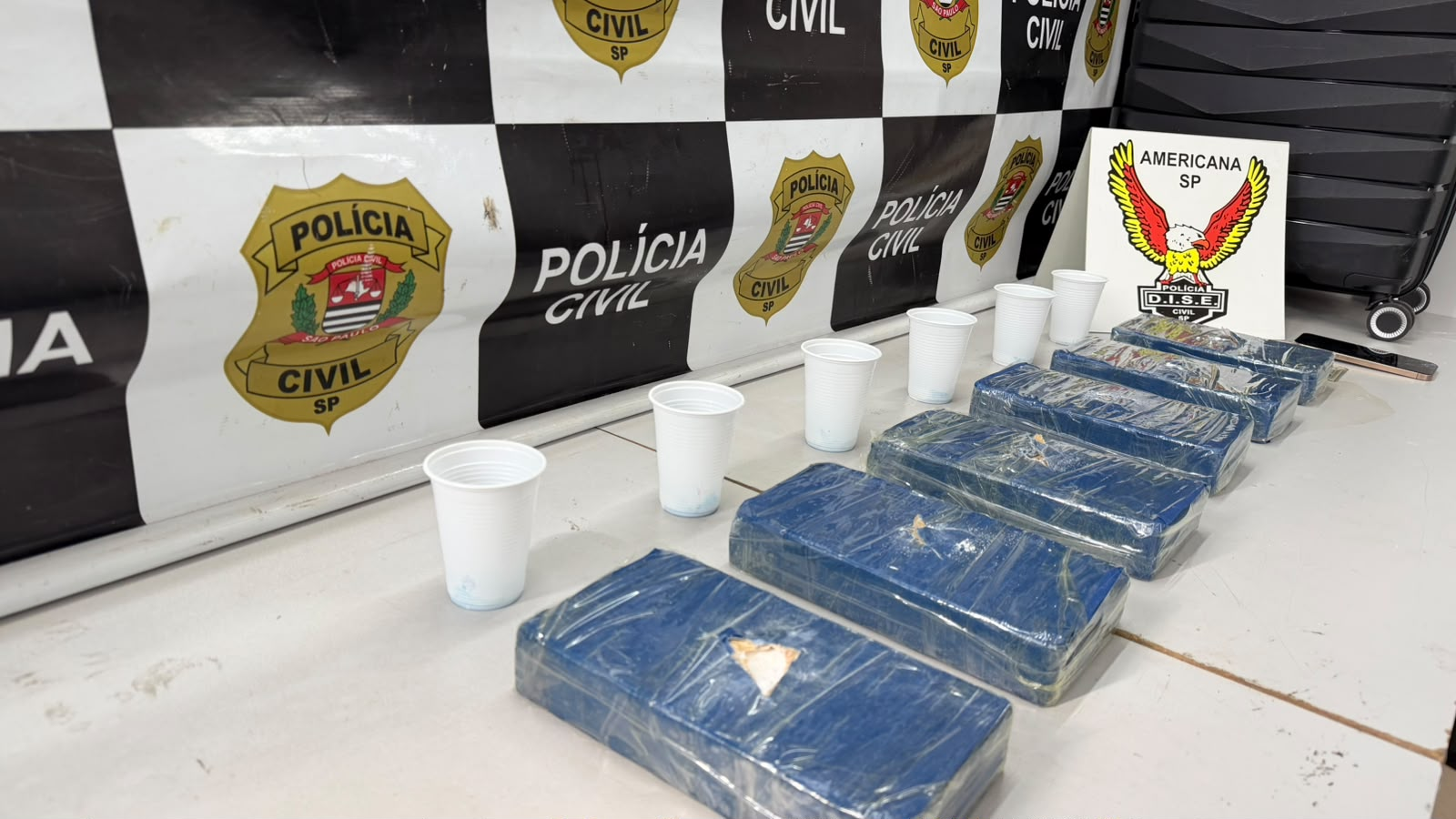 DISE APREENDE MAIS DE 6 QUILOS DE COCAÍNA DURANTE OPERAÇÃO “CENTURIONE” EM AMERICANA