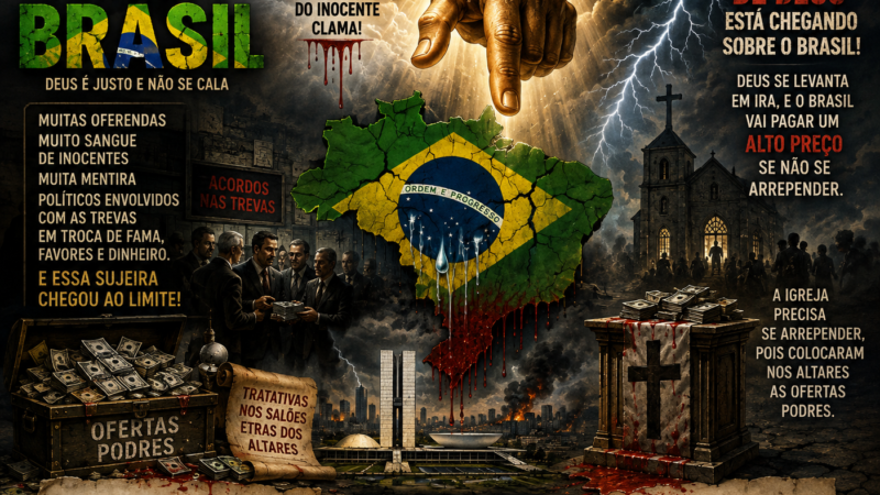 ⚠️ A JUSTIÇA DE DEUS ESTÁ CHEGANDO AO BRASIL?