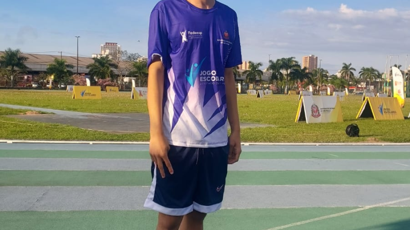 ALUNO JAGUARIUNENSE CONQUISTA MARCA HISTÓRICA NOS JOGOS ESCOLARES DO ESTADO DE SP
