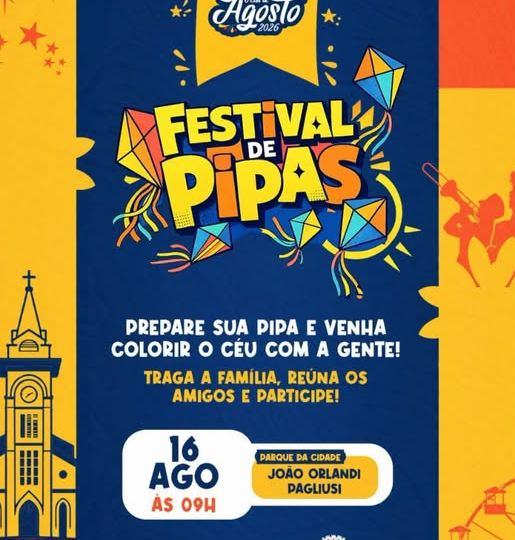 O céu de Socorro vai ganhar ainda mais cores neste domingo, 16 de agosto!