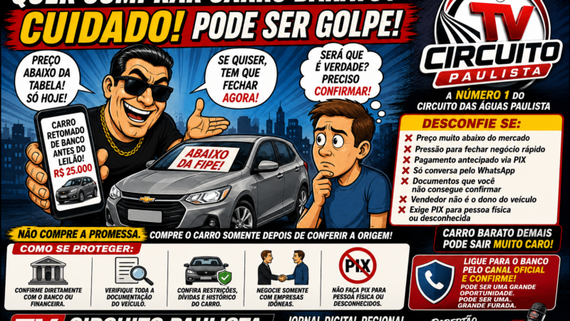 🚨 QUER COMPRAR CARRO BARATO? CUIDADO COM A HISTÓRIA DO “CARRO RETOMADO ANTES DO LEILÃO”!