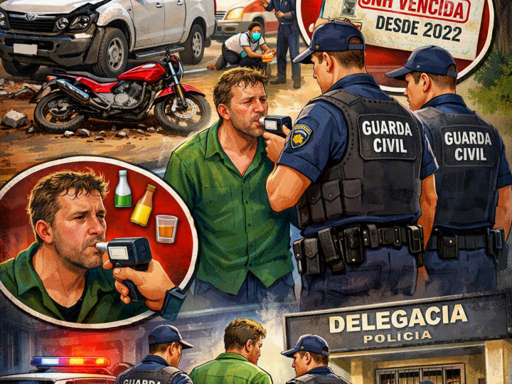 🚨 MOTORISTA É LOCALIZADO APÓS DEIXAR LOCAL DE ACIDENTE E É ENCAMINHADO À DELEGACIA EM SANTO ANTÔNIO DE POSSE