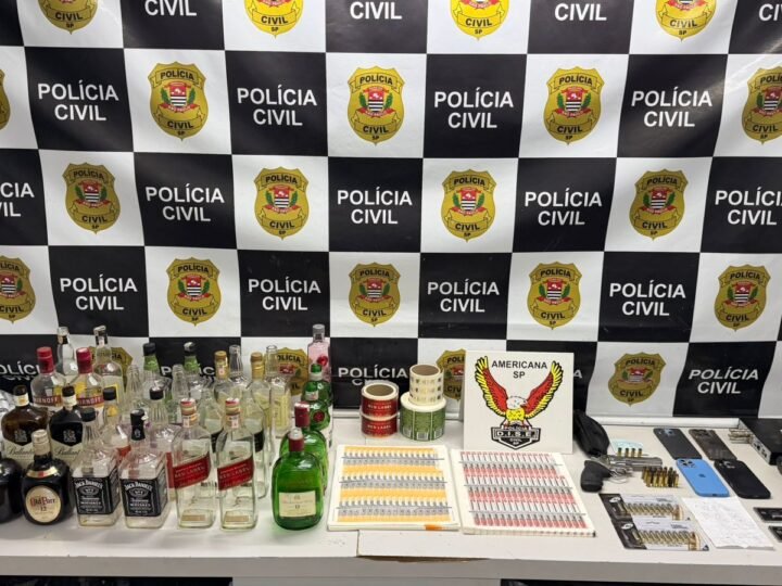 OPERAÇÃO “FALSUM” DESCOBRE ESQUEMA DE FALSIFICAÇÃO DE BEBIDAS E APREENDE ARMA EM ARTUR NOGUEIRA