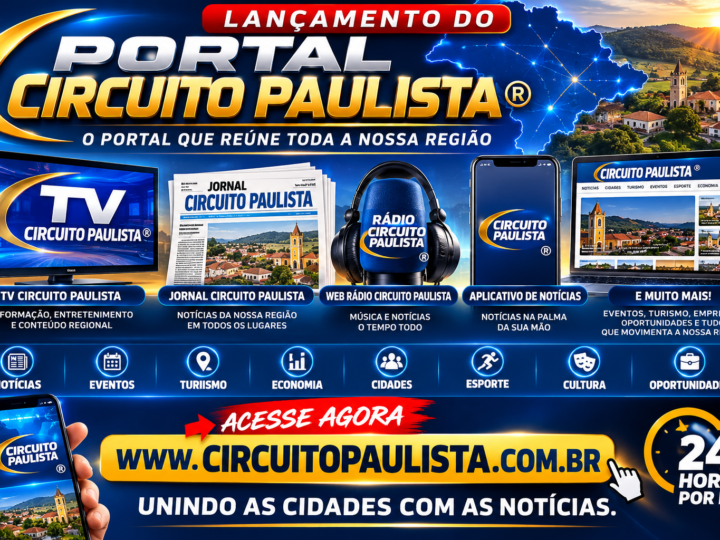 🚀 LANÇAMENTO DO PORTAL CIRCUITO PAULISTA