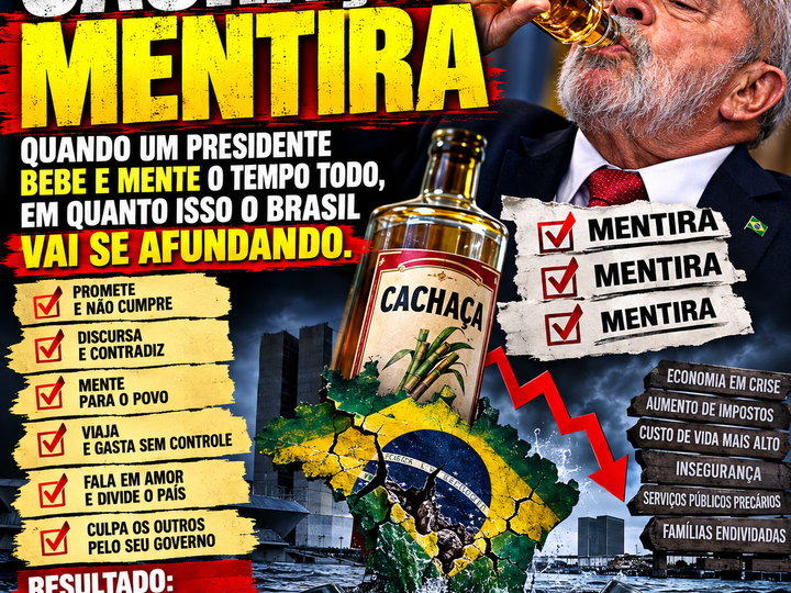 CACHAÇA E MENTIRA: O DEBATE POLÍTICO QUE VOLTA AO CENTRO DO BRASIL
