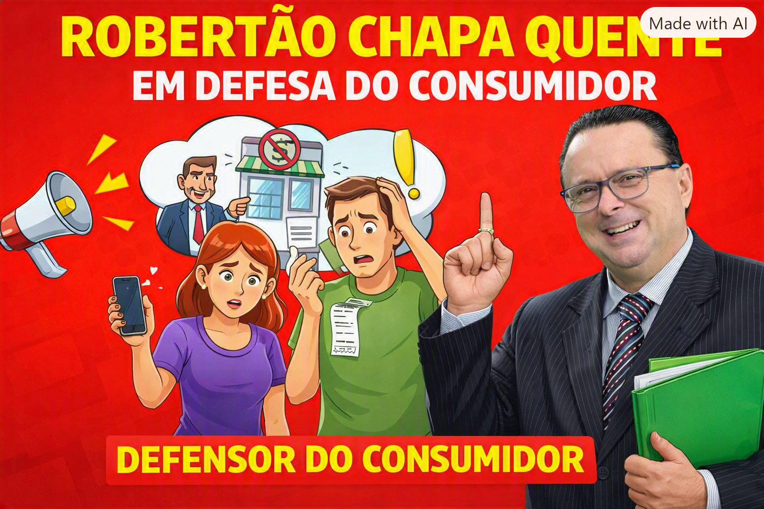 ROBERTÃO CHAPA QUENTE EM DEFESA DO CONSUMIDOR: HIGIENE, TRANSPARÊNCIA E RESPEITO PRECISAM VIR EM PRIMEIRO LUGAR