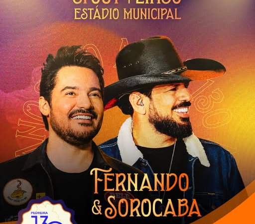 Pedreira vai comemorar seus 130 anos em grande estilo!