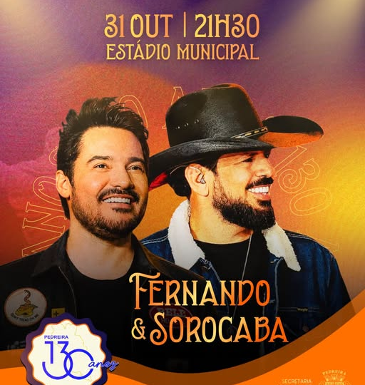 Pedreira vai comemorar seus 130 anos em grande estilo!