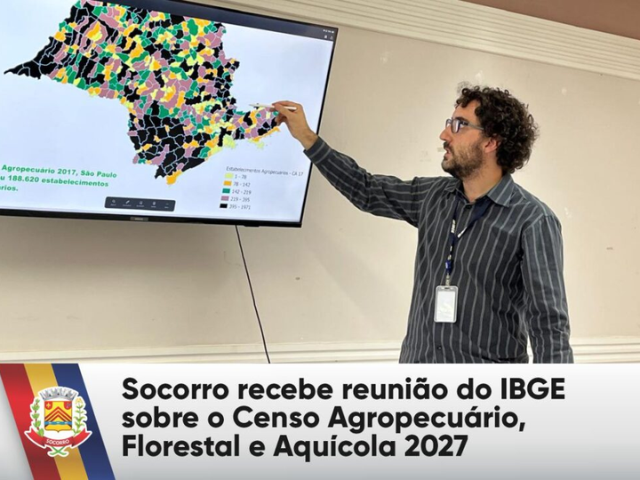 Socorro recebe reunião do IBGE sobre o Censo Agropecuário, Florestal e Aquícola 2027