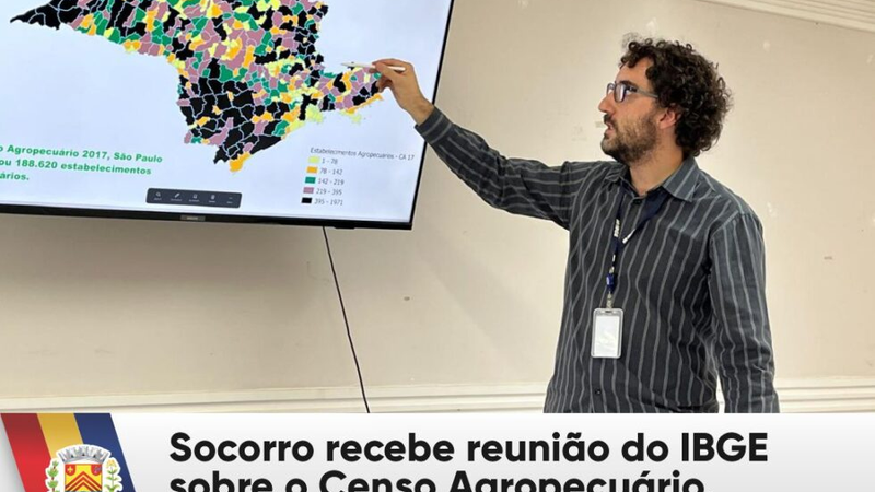 Socorro recebe reunião do IBGE sobre o Censo Agropecuário, Florestal e Aquícola 2027
