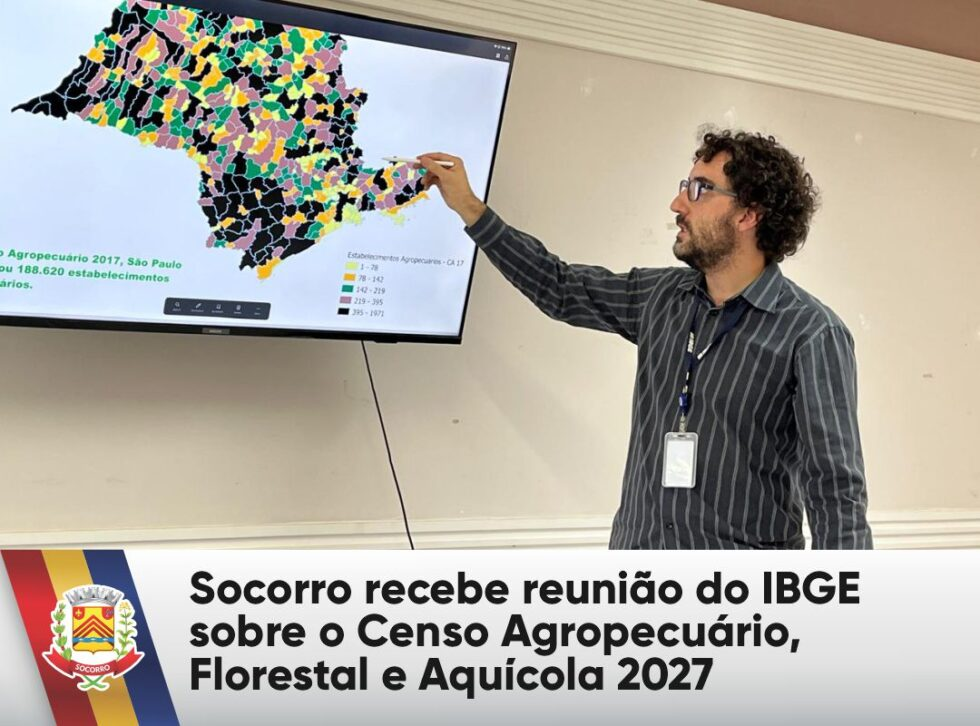 Socorro recebe reunião do IBGE sobre o Censo Agropecuário, Florestal e Aquícola 2027