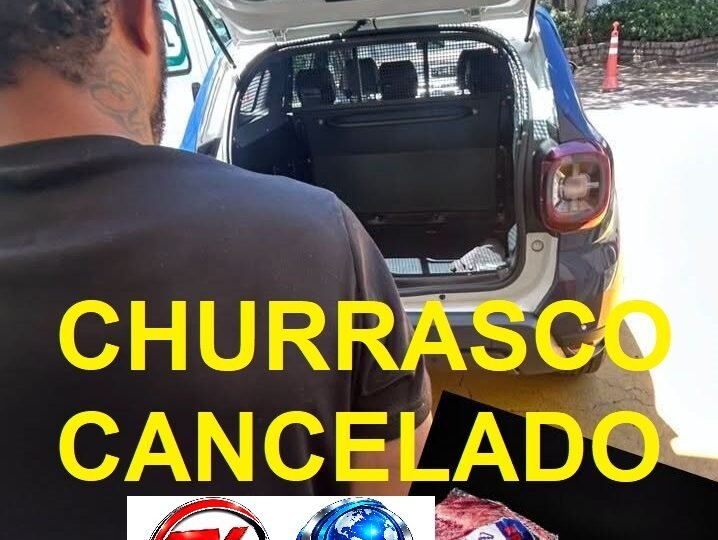 GCM DE HOLAMBRA CANCELA O CHURRASCO E PRENDE SUSPEITO APÓS FURTO DE PICANHAS EM SUPERMERCADO