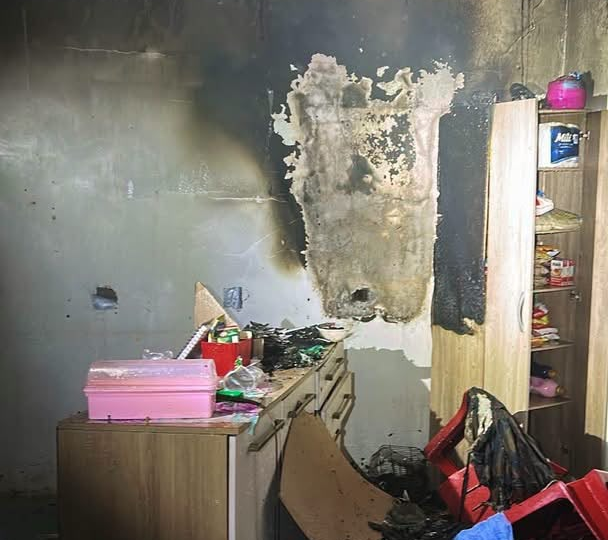 INCÊNDIO ATINGE RESIDÊNCIA NA VILA NOVA, EM HOLAMBRA