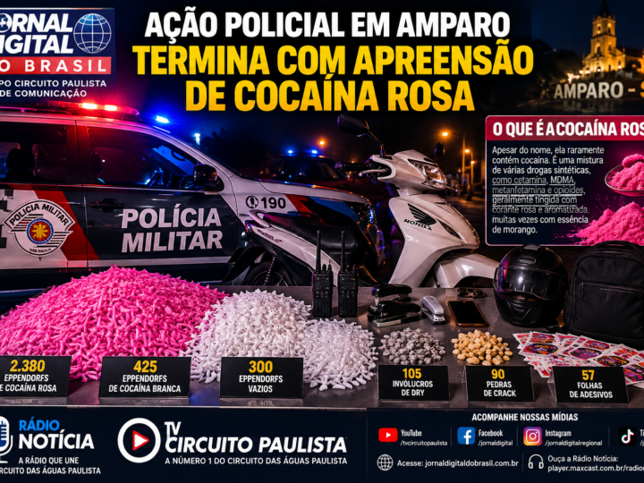 AÇÃO POLICIAL EM AMPARO TERMINA COM APREENSÃO DE MILHARES DE PORÇÕES DE DROGAS
