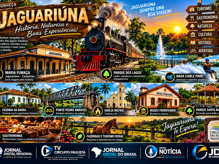 JAGUARIÚNA: HISTÓRIA, NATUREZA, GASTRONOMIA E EXPERIÊNCIAS QUE ENCANTAM O VISITANTE