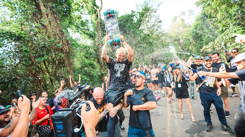ÁGUAS DE LINDÓIA NO TOPO DO DOWNHILL SPEED: MATHEUS GATOLINI CONQUISTA O TÍTULO DE CAMPEÃO BRASILEIRO PROFISSIONAL