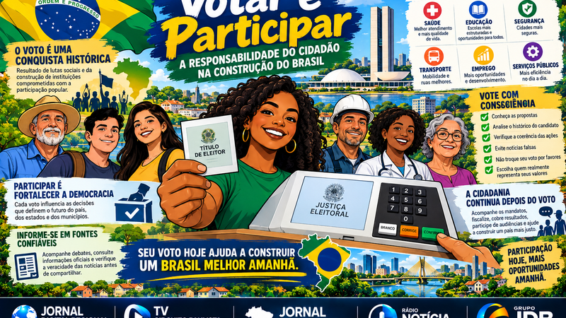 Votar é Participar: A Responsabilidade do Cidadão na Construção do Brasil
